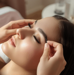 lash extension model